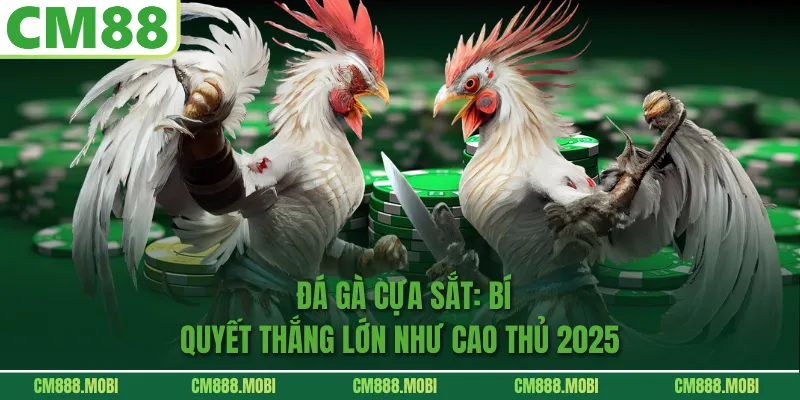 Đá Gà Cựa Sắt: Bí Quyết Thắng Lớn Như Cao Thủ 2025
